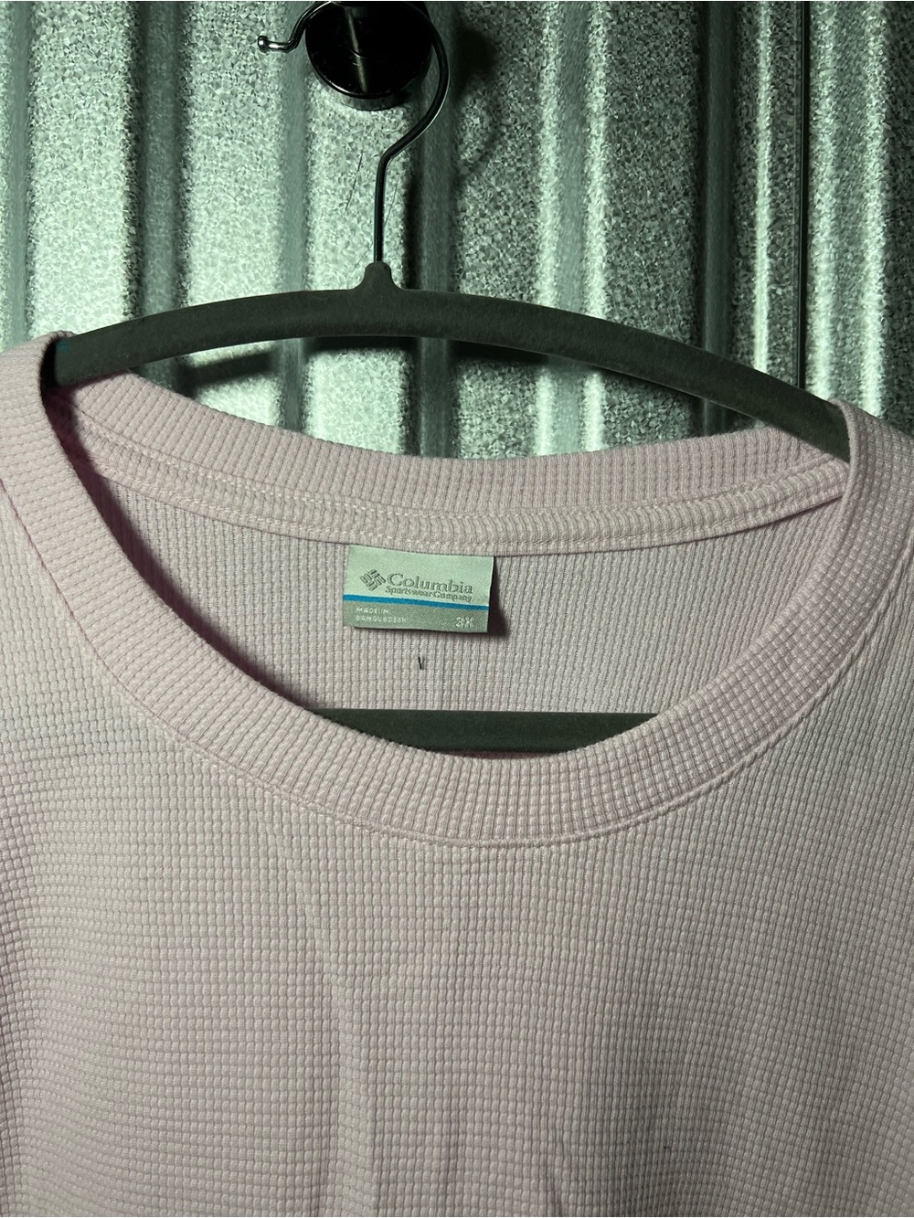 Columbia Holly Hideaway Waffle Tunic in Baby Pink 3x NWT - Picture 2 of 6